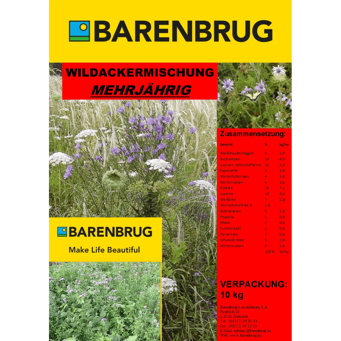 Barenbrug Wildackermischung mehrjährig