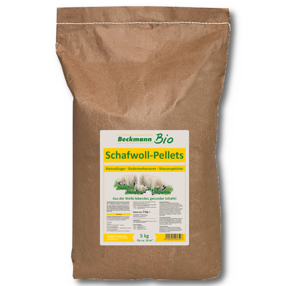 BECKMANN Bio Schafwoll-Pellets