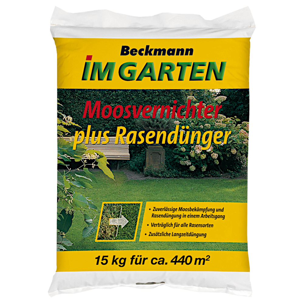 BECKMANN Moosvernichter plus Rasendünger