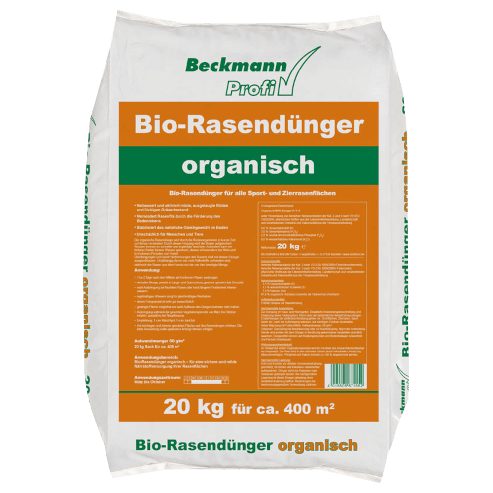 BECKMANN PROFI  Bio-Rasendünger organisch