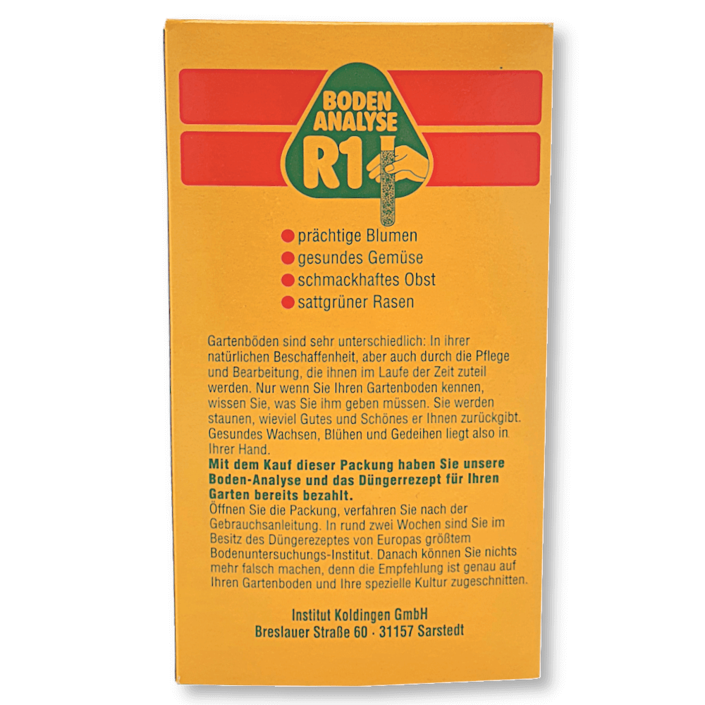 Bodenanalyse-Set R1