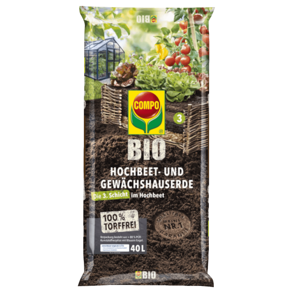 COMPO® BIO Hochbeet- und Gewächshauserde