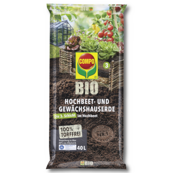 COMPO® BIO Hochbeet- und Gewächshauserde