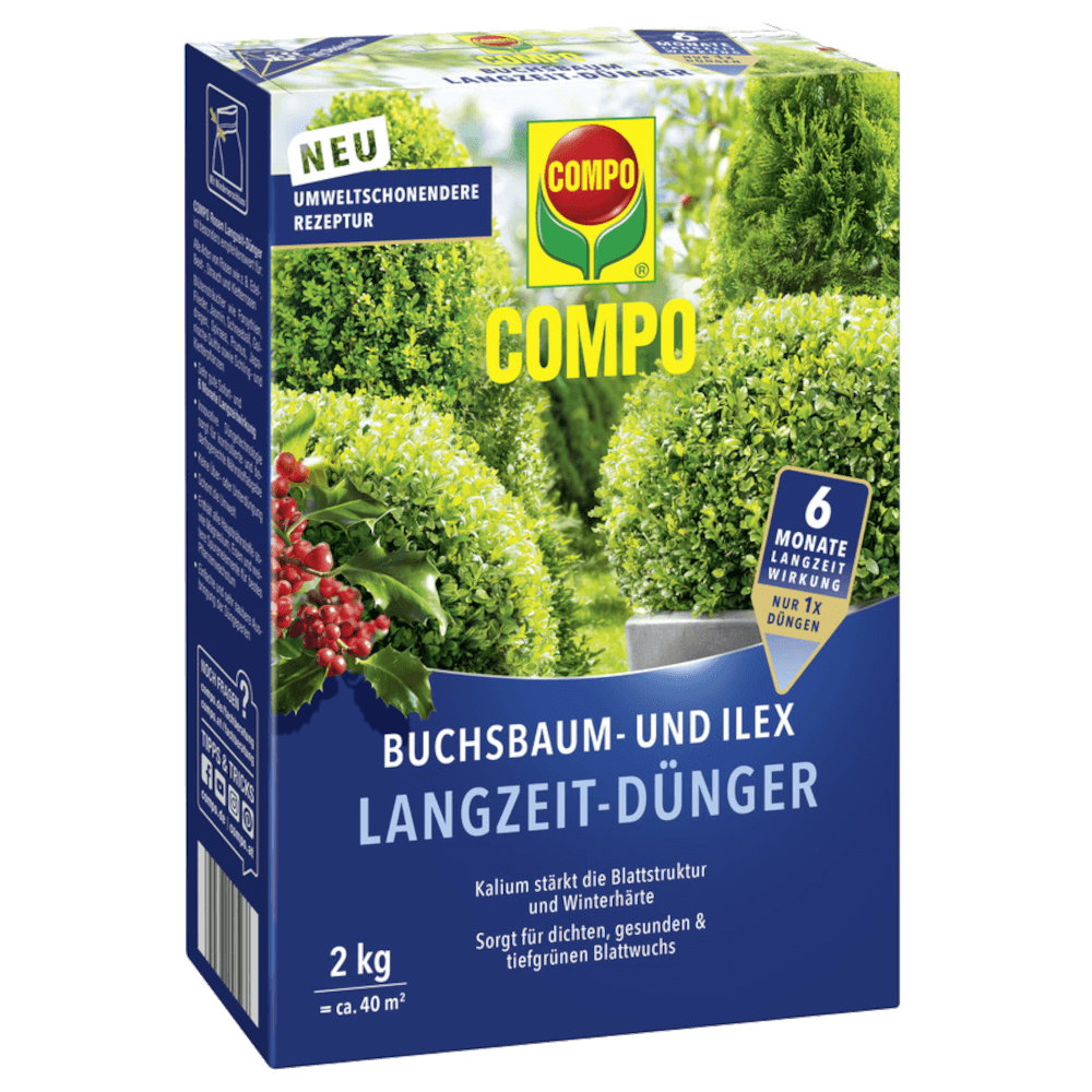 COMPO® Buchsbaum- und Ilex Langzeit-Dünger