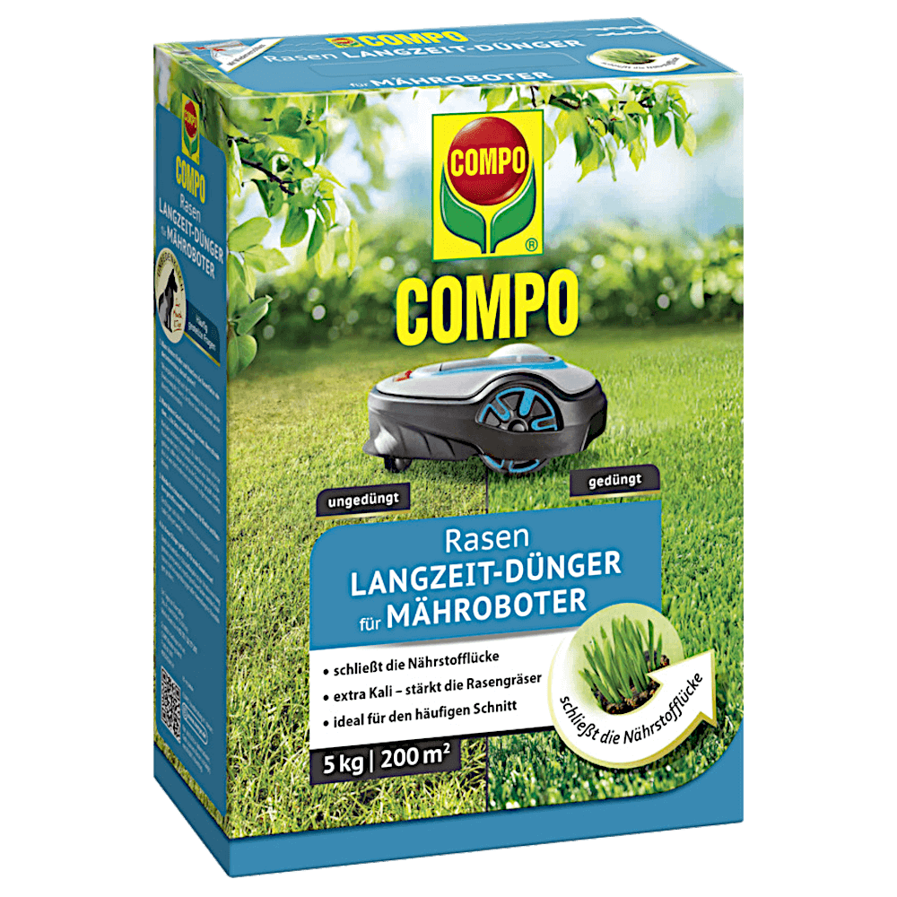 COMPO® Rasen-Langzeit-Dünger für Mähroboter