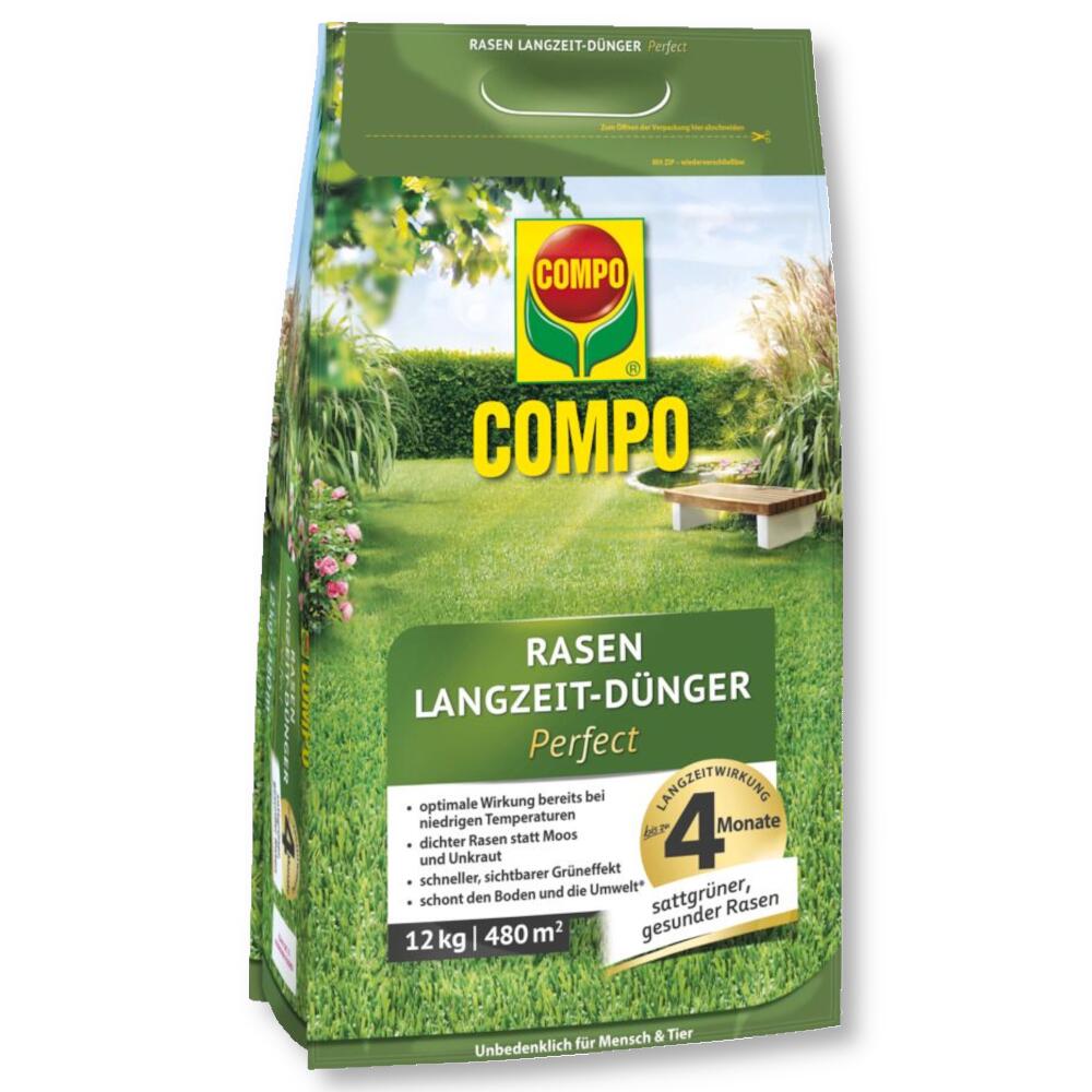COMPO 2369801004 Rasen LangzeitDünger (12 kg) (Dünger) online kaufen