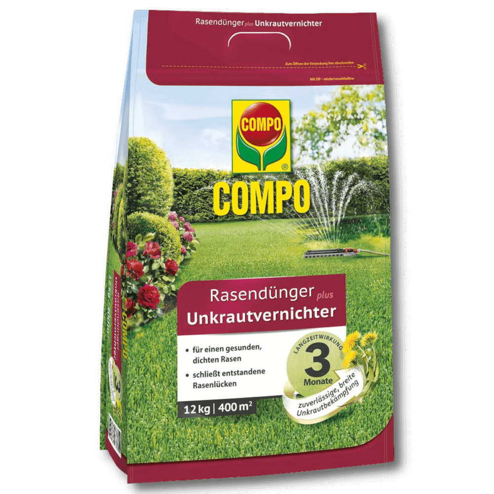 COMPO® Rasendünger plus Unkrautvernichter