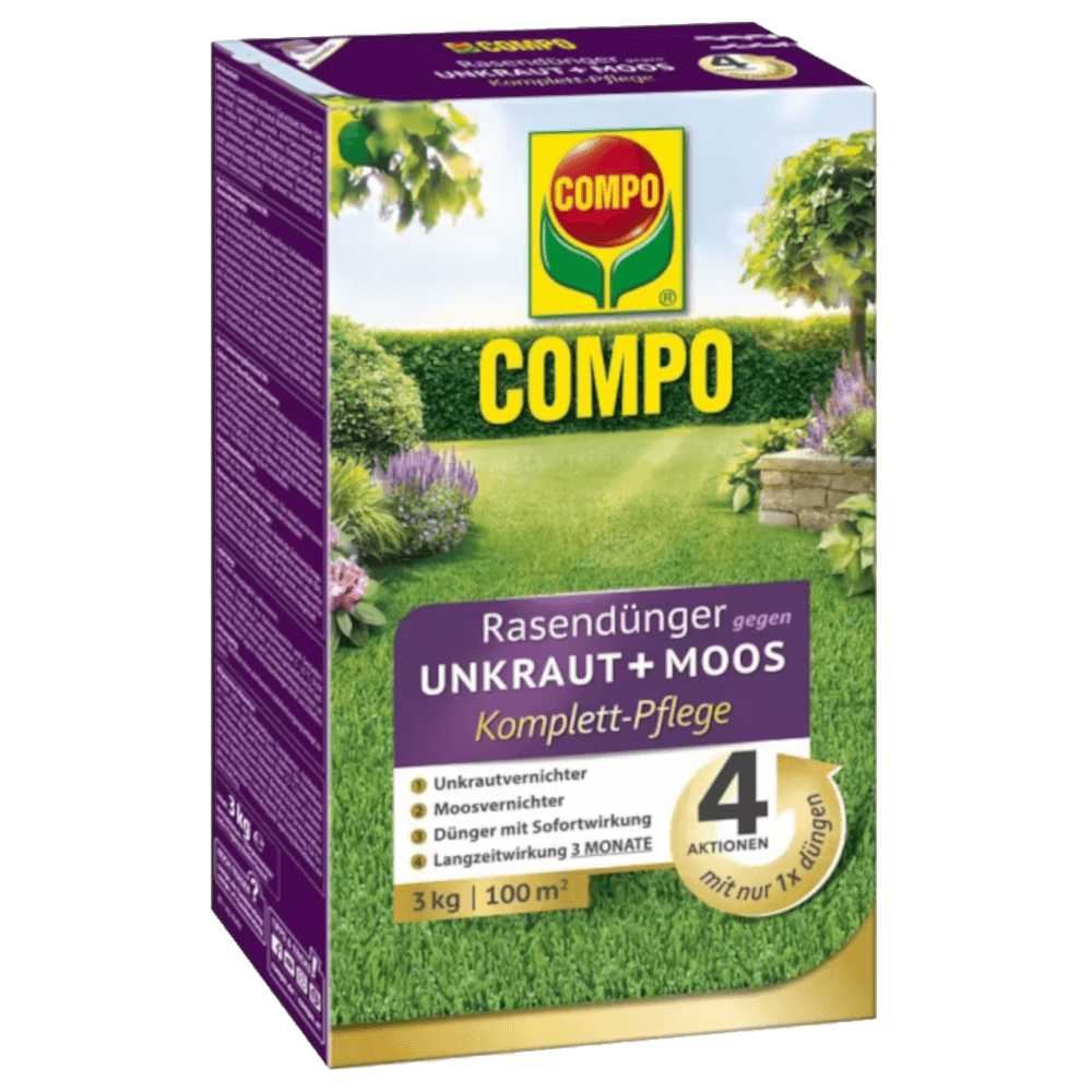 COMPO® Rasendünger gegen Unkraut + Moos