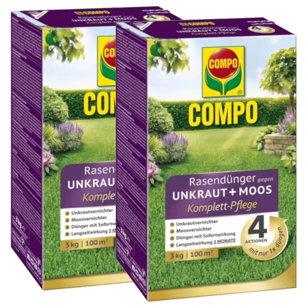 COMPO® Rasendünger gegen Unkraut + Moos