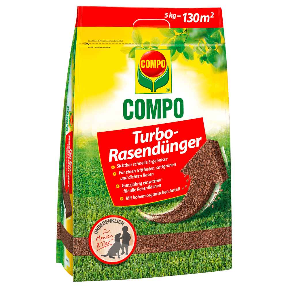 Engrais Compo Hecken Turbo 4 Kg | Engrais Haies, Jeunes Plantes Et Couvre-sol | Croissance Rapide, Effet Immédiat