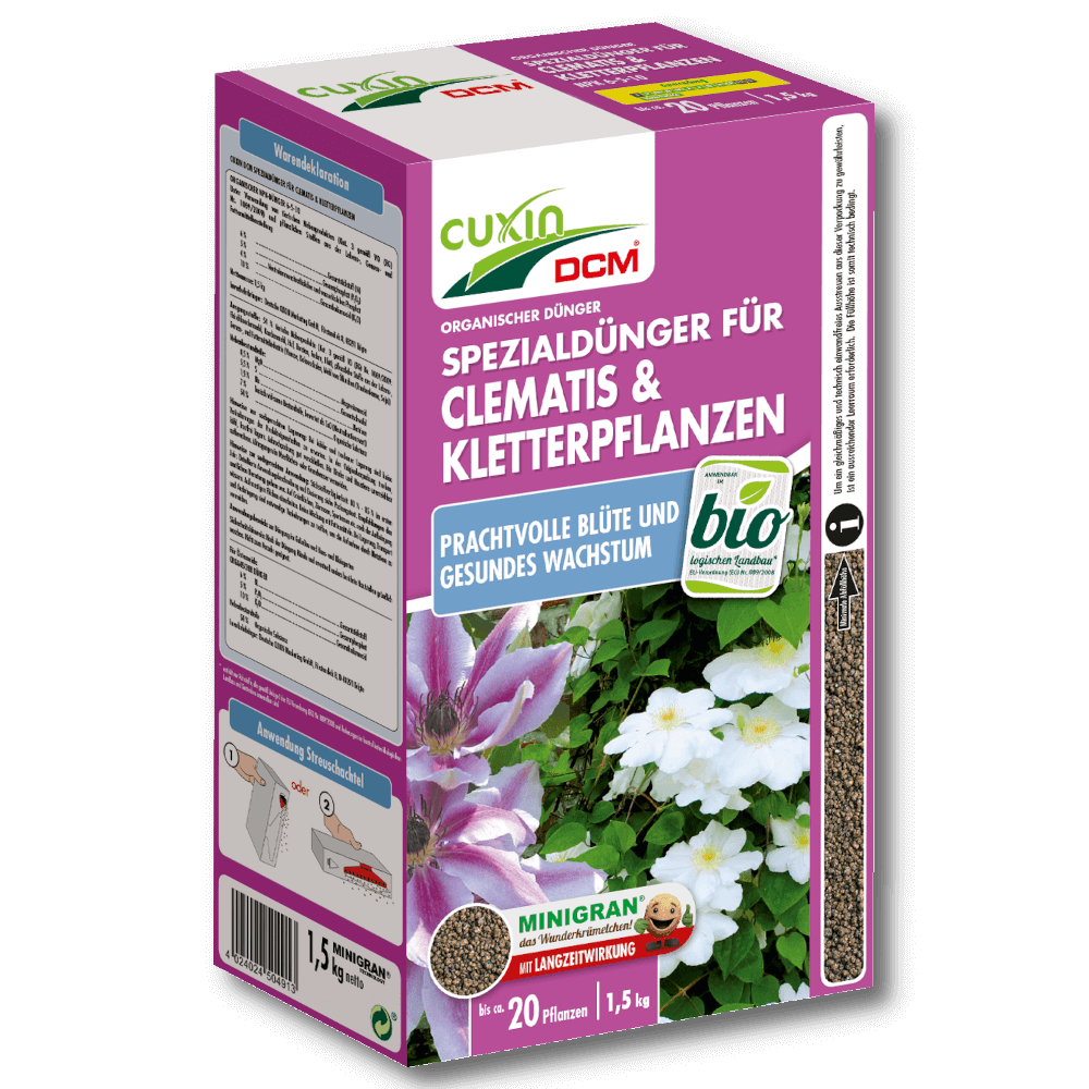 Cuxin Dünger für Clematis und Kletterpflanzen