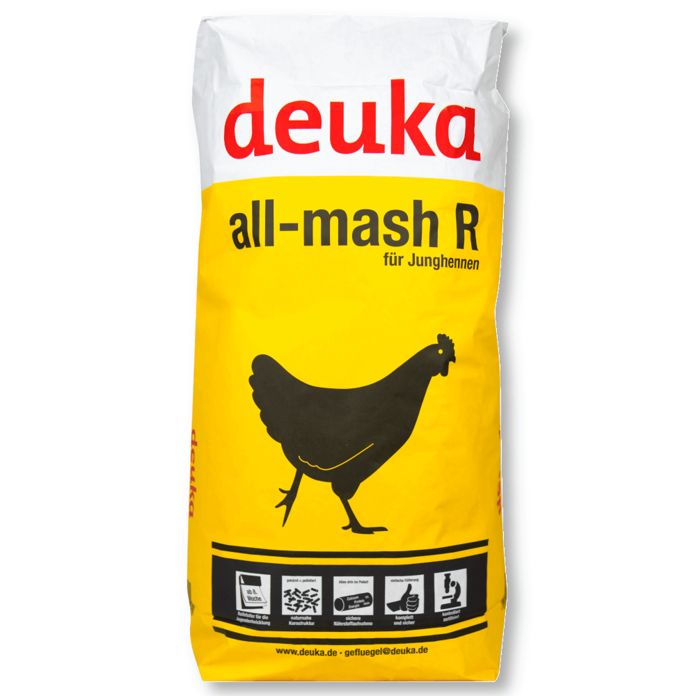 Deuka all-mash R Mehl farine, aliment pour l’élevage avec Cocc. - Farine, aliment pour l’élevage avec anticoccidien
