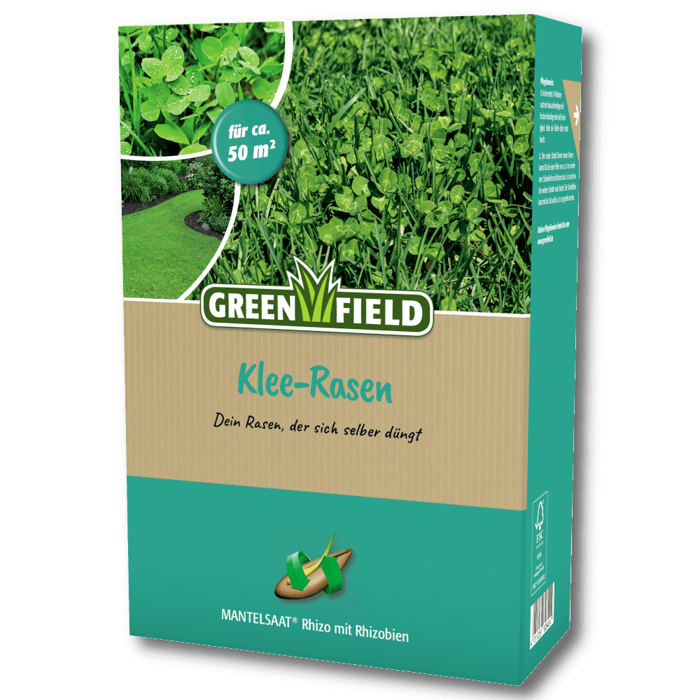 Greenfield Klee-Rasen Mantelsaat Rhizo
