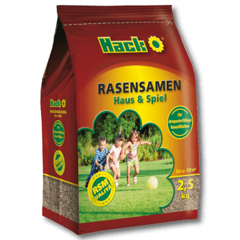 HACK Rasensamen Haus und Spiel