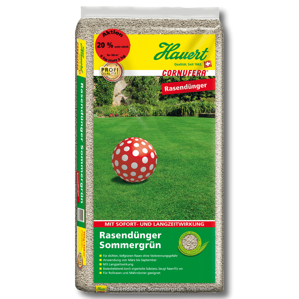 Hauert Cornufera® Rasendünger Sommergrün