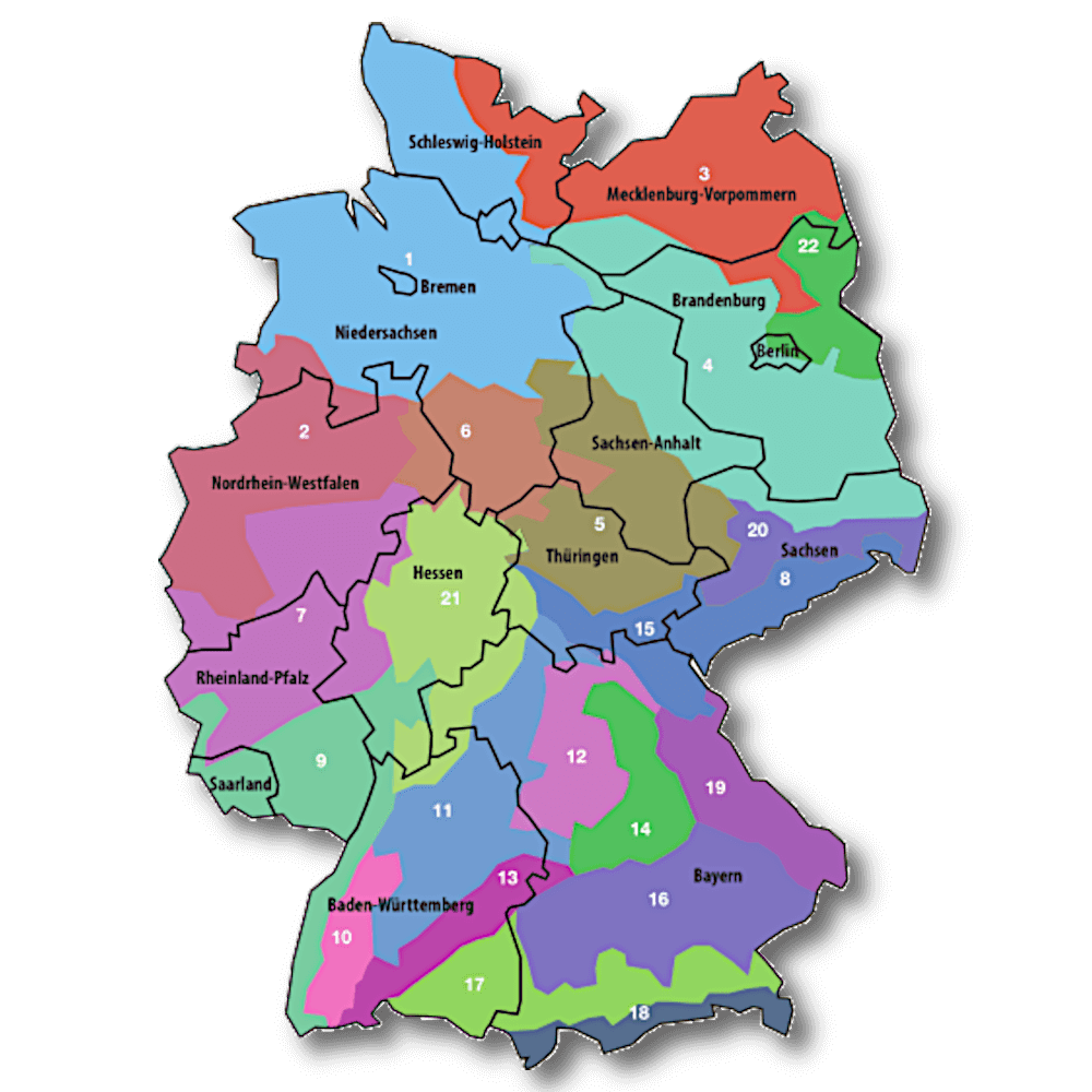 RSM Regio 1: UG 01 - Nordwestdeutsches Tiefland
