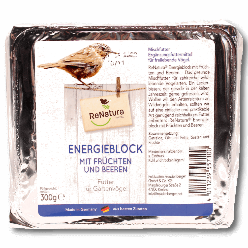 ReNatura® Energieblock mit Früchten und Beeren 300g