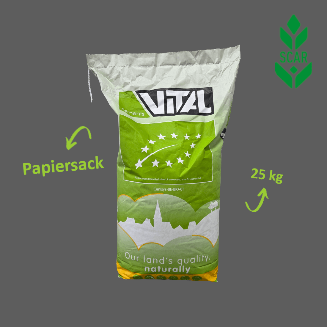 Scar Vital Bio ganze Körnermischung ÖKO