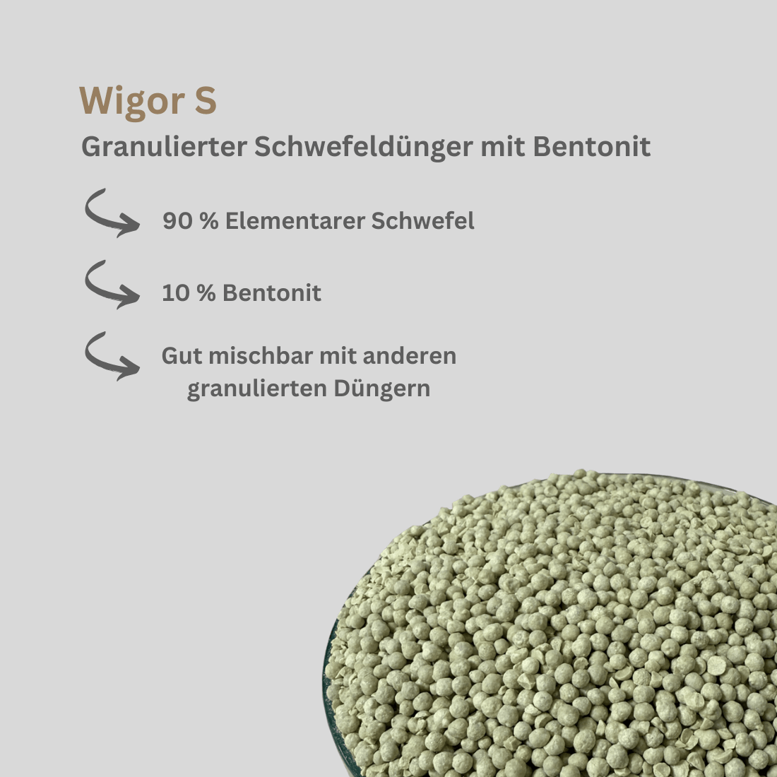 Wigor S Schwefeldünger Bentonit