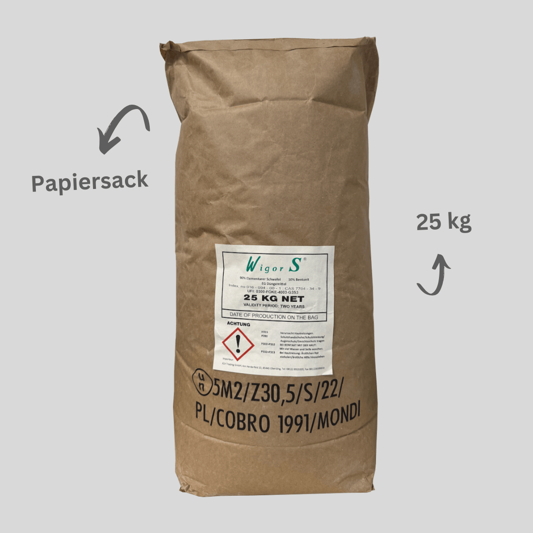 Wigor S Schwefeldünger Bentonit